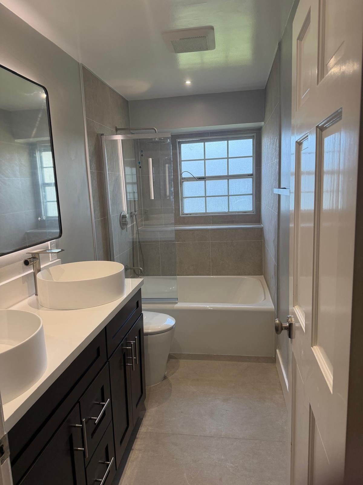 Modern guest bathroom after remodel in Anaheim